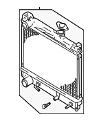 1770052D11 - Cooling System: Radiator Assembly for Suzuki Image