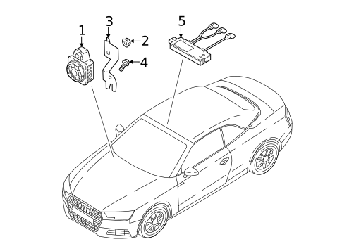 Alarm System for 2024 Audi RS5 #0