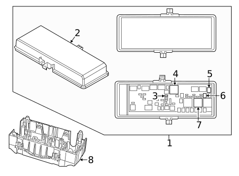 Fuse & Relay for 2017 Dodge Journey #0