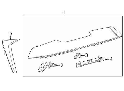 Spoiler for 2023 Lexus LX600 #0