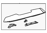 7608560904A2 - : Spoiler Assembly for Lexus: LX600 Image