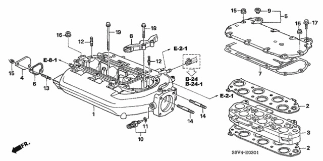 Intake Manifold ('05) for 2005 Honda Pilot #0