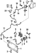 F32Z19D624A - HVAC: Compressor Mount Bracket for Ford Image