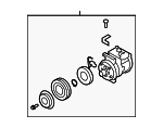 977012J200 - HVAC: Compressor Assembly for Kia: Borrego Image