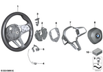 32305B56D17 - Steering: Steering Wheel Electronic Control for BMW Image