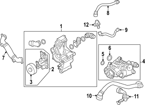 Water Pump for 2024 BMW 330i #0