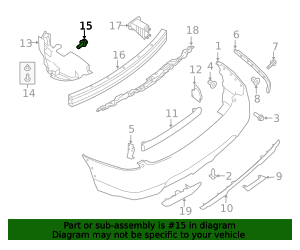 2014-2020 Nissan Rogue Diffuser Clip 76882-EY10A | OEM Parts Online