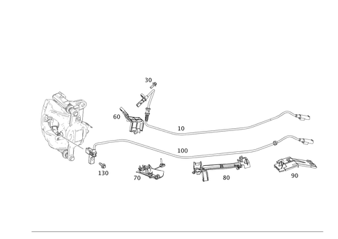 Front Axle Wiring for 2017 Mercedes-Benz CLA 250 #0