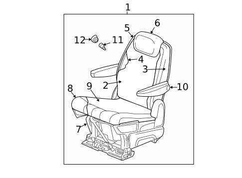 Second Row Seats for 2009 Dodge Grand Caravan #7