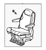 1CF541D5AA - Body: Seat Assembly for Chrysler: Town &amp; Country | Dodge: Grand Caravan Image