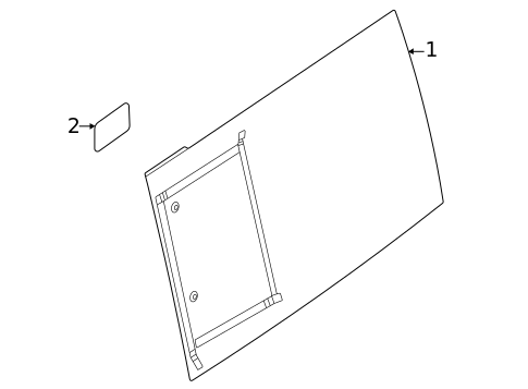 Glass & Hardware for 2020 Land Rover Defender 110 #0
