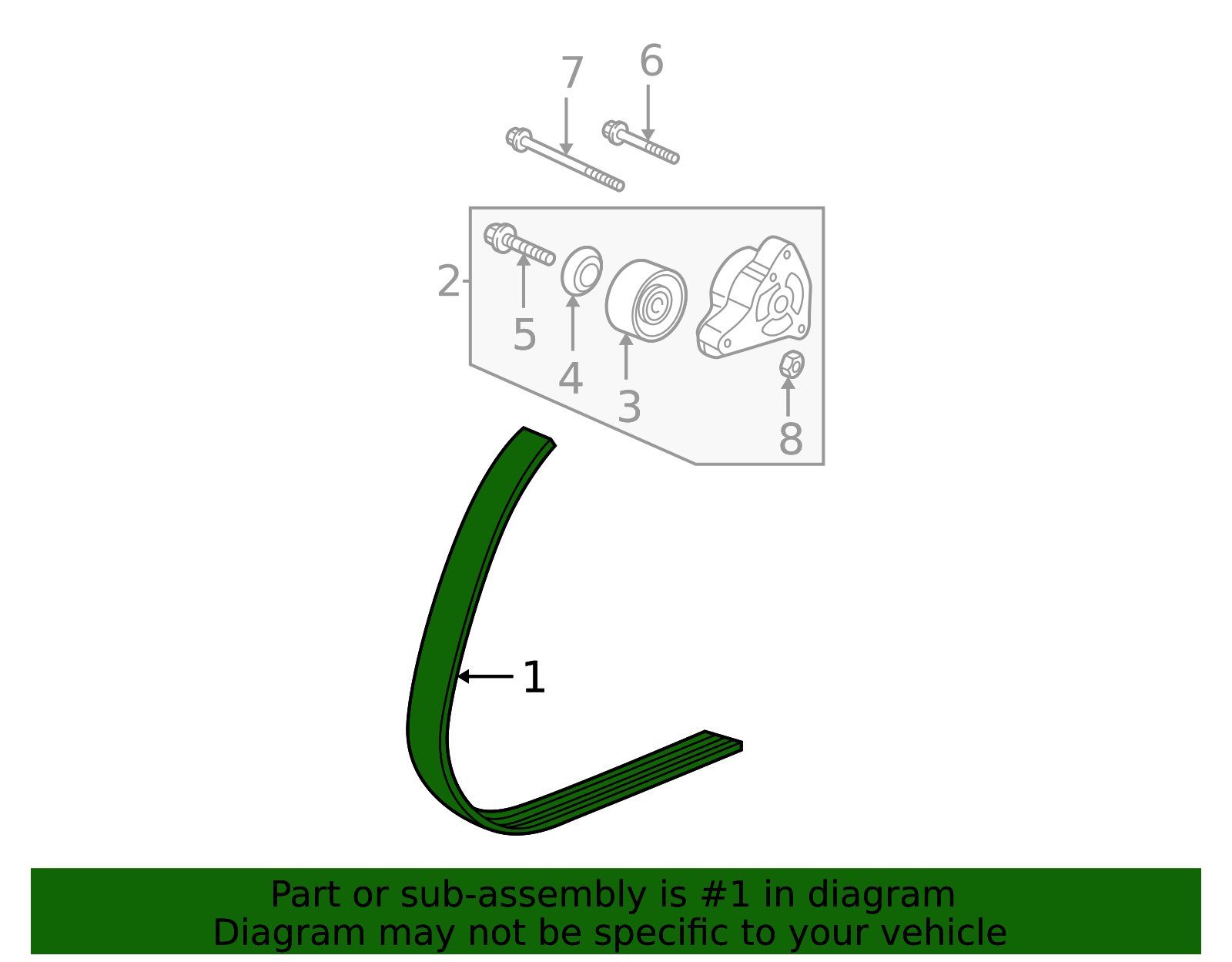20022006 Honda CRV Serpentine Belt 31110RLF003 Clark Knapp Honda