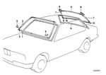 51311822185 - Vehicle Trim: Weatherstrip for BMW Image