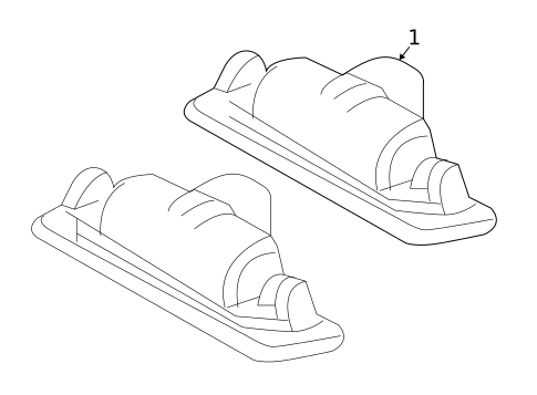 License Lamps for 2011 Ford Focus #0