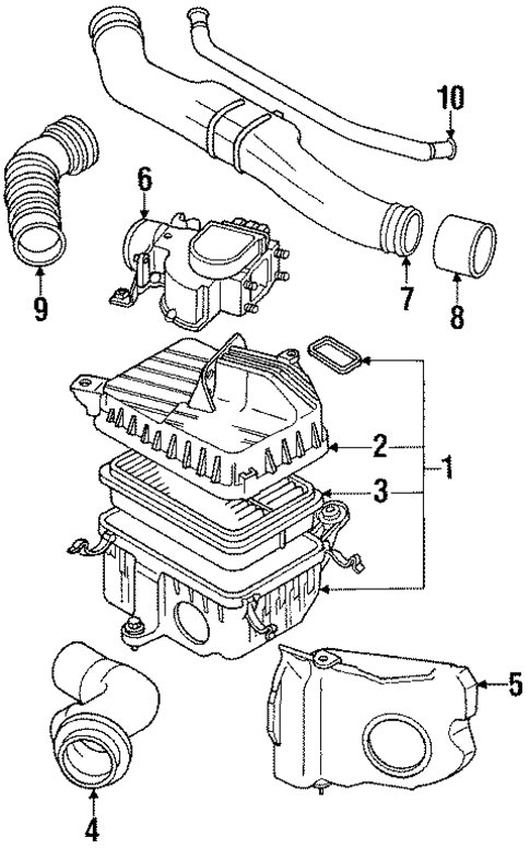 Powertrain Control for 1991 Toyota 4Runner #0