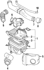 5320735040 - : Air Duct for Toyota: 4Runner Image