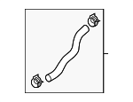 25415B1000 - Belts &amp; Cooling: Radiator Coolant Hose for Hyundai Image