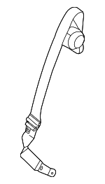 FT4Z58611B64AA - Electrical: Center Seat Belt for Lincoln: MKX Image