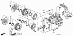 38829PDFE02 - Body/Air Conditioning: NUT (9MM) for Honda Image