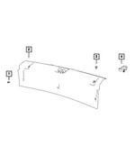 68094743AA - Interior Trim: Push Pin for Mopar Image