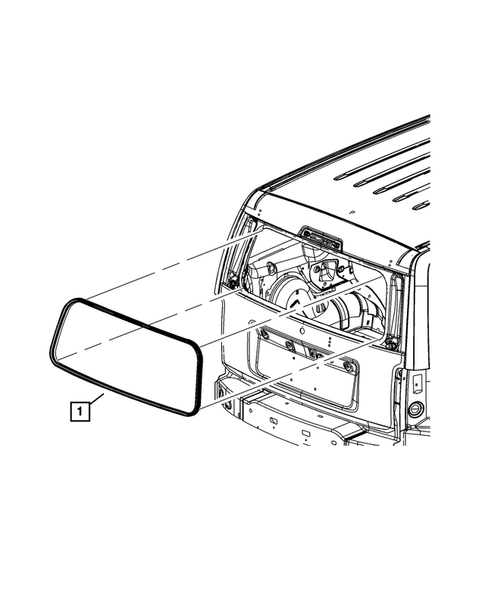 Weatherstrips and Seals for 2008 Jeep Liberty #2