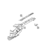68246111AA - Frame, Bumper and Fascia: Frame Rail Bracket, Right for Mopar Image