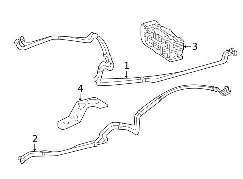 Rear AC Lines for 2024 Mercedes-Benz GLS580 #0