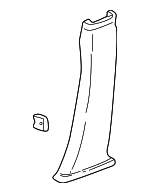 24423237 - Body: Center Pillar Trim for Saturn: L100, L200, L300, LS, LS1, LS2, LW1, LW2, LW200, LW300 Image image