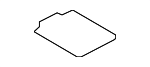 AE5Z54045G34AB - Body: Console Mat for Ford Image