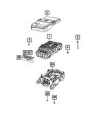 68627727AA - Electrical: Power Distribution Center for Jeep: Grand Cherokee Image