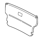 705867601C2VW - Body: Gate Trim Panel for Volkswagen: EuroVan Image