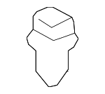 30640541 - Body: Outer Bracket Upper Clip for Volvo Image