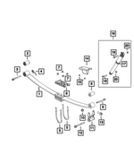 68242501AA - Rear Suspension: Rear Leaf Spring, Left for Mopar Image