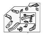15796635 - Body: Rear Rail Assembly for GM Image