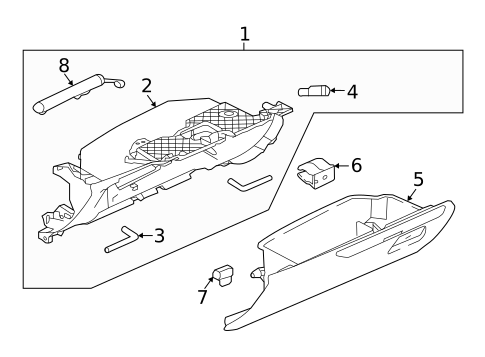 Glove Box for 2023 Jaguar F-Pace #0