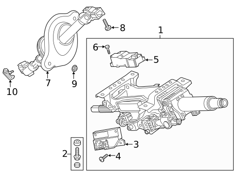Steering, Gear & Related Components for 2022 Audi e-tron S #0