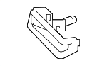 80B419700A - Steering: Lower Shaft Clip for Audi: e-tron Quattro, e-tron S, e-tron S Sportback, e-tron Sportback, Q8 e-tron, Q8 e-tron Sportback, SQ8 e-tron, SQ8 e-tron Sportback Image