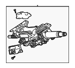 4KE419506E - Steering: Steering Column for Audi: e-tron Quattro, e-tron S, e-tron S Sportback, e-tron Sportback, Q8 e-tron, Q8 e-tron Sportback, SQ8 e-tron, SQ8 e-tron Sportback Image
