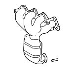 2851023711 - Exhaust: Exhaust Manifold for Hyundai: Elantra, Tiburon Image