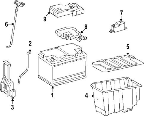 Battery for 2021 Mercedes-Benz GLS 63 AMG&reg; #3