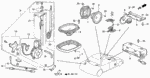 39112SL4010 - Electrical/Exhaust/Heater/Fuel: BRACKET, FR. SPEAKER SEAL for Acura Image