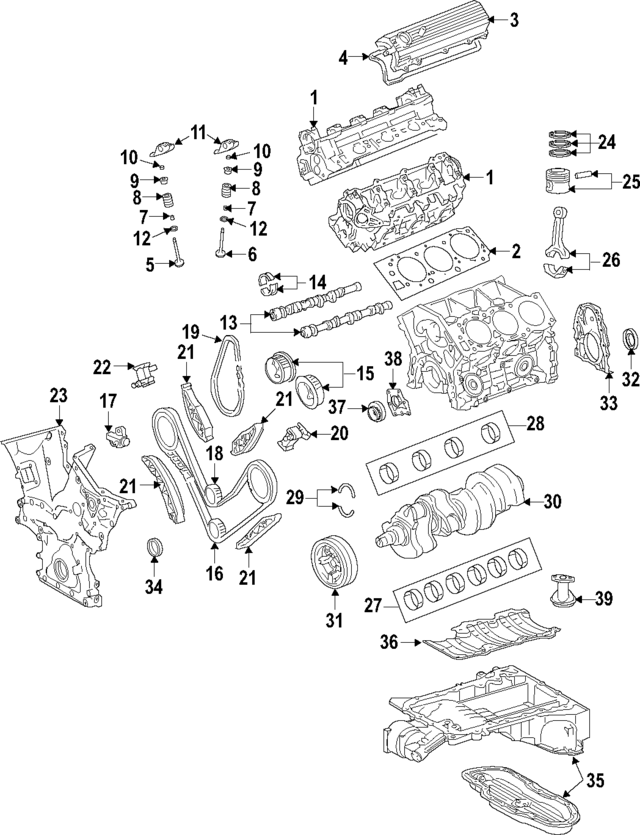 110710P060E5 - Engine: Bearings for Lexus Image