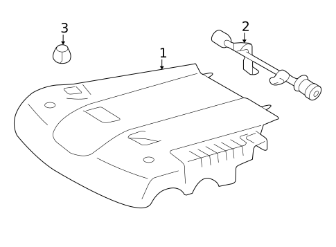 Engine Appearance Cover for 2007 Toyota FJ Cruiser #0