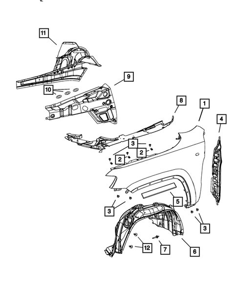 Fenders for 2011 Dodge Durango #0