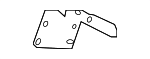 95C611841A - Brakes: Brake Hose Upper Bracket for Audi Image
