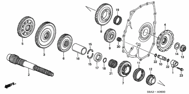 AT Countershaft for 2004 Honda Element #0