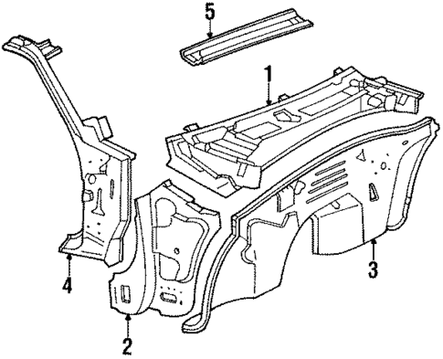 Cowl for 1986 Ford Thunderbird #0