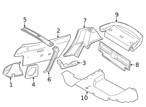 Interior Trim for 1992 Mazda Miata #0