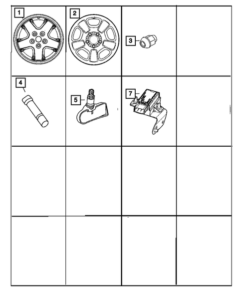 Wheels and Hardware for 2007 Jeep Liberty #0
