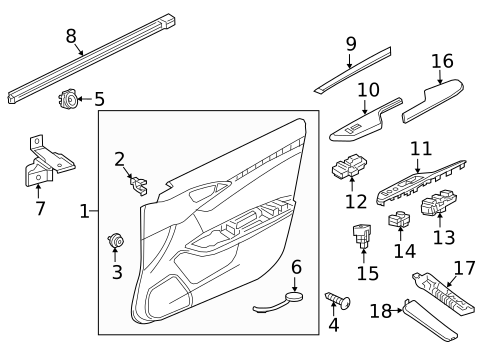 Trunk for 2019 Honda Civic #0